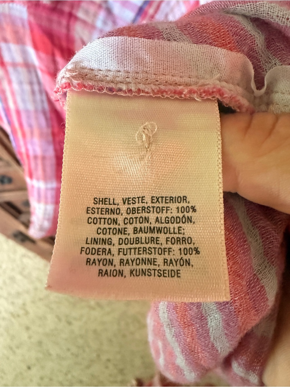 Maeve Pink and White Striped Sleeveless Tunic - Picture 3 of 3